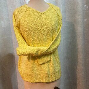 Sonoma Yellow Cotton Sweater - XL